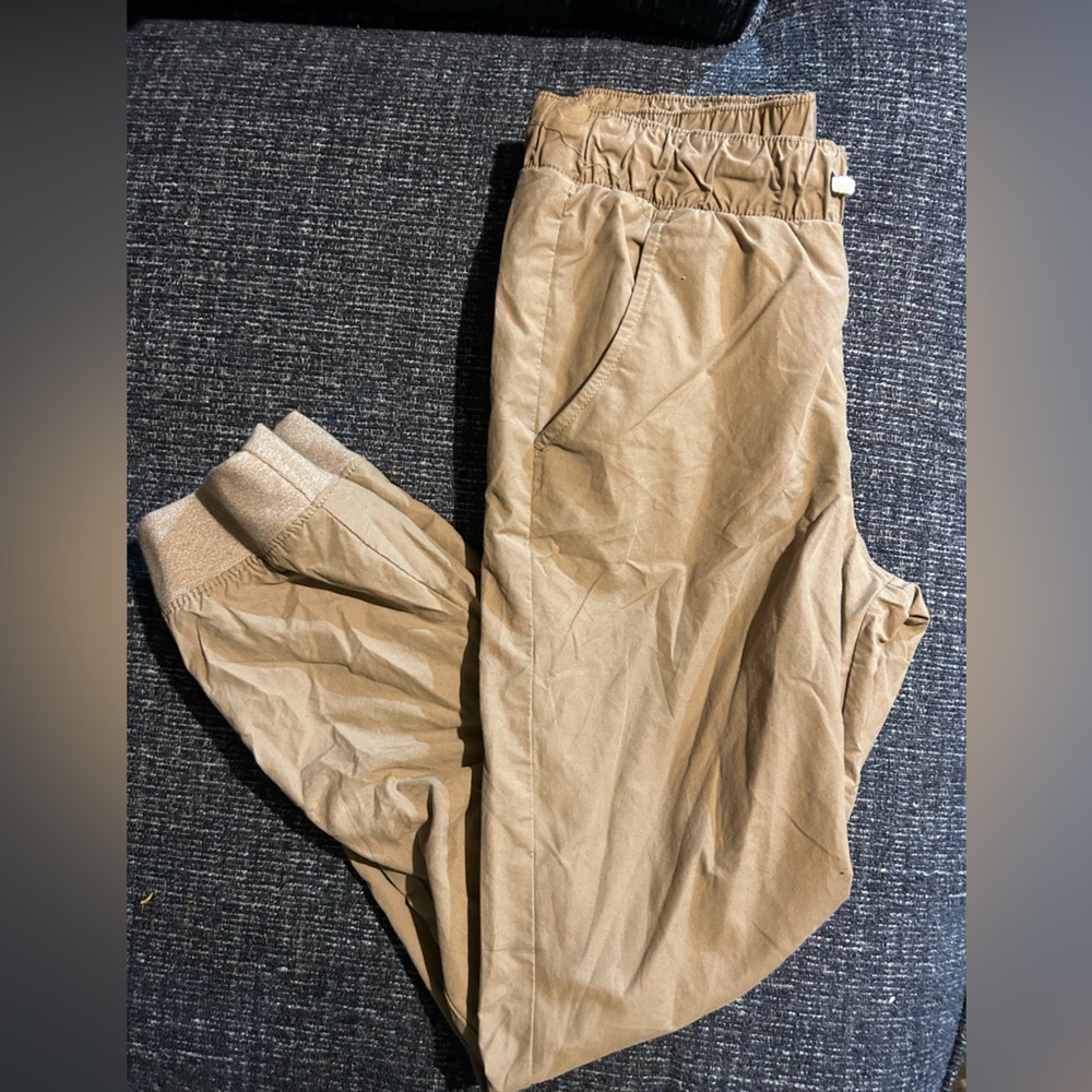 Boys Cat & Jack lined khaki joggers